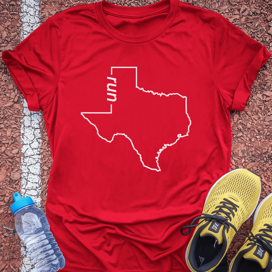 Run Texas T-Shirt - Red