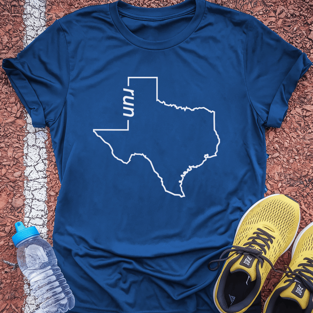 Run Texas T-Shirt - Royal Blue