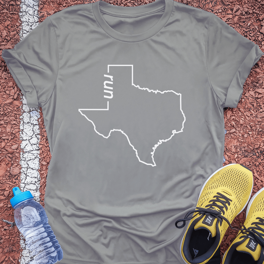 Run Texas T-Shirt - Sports Grey