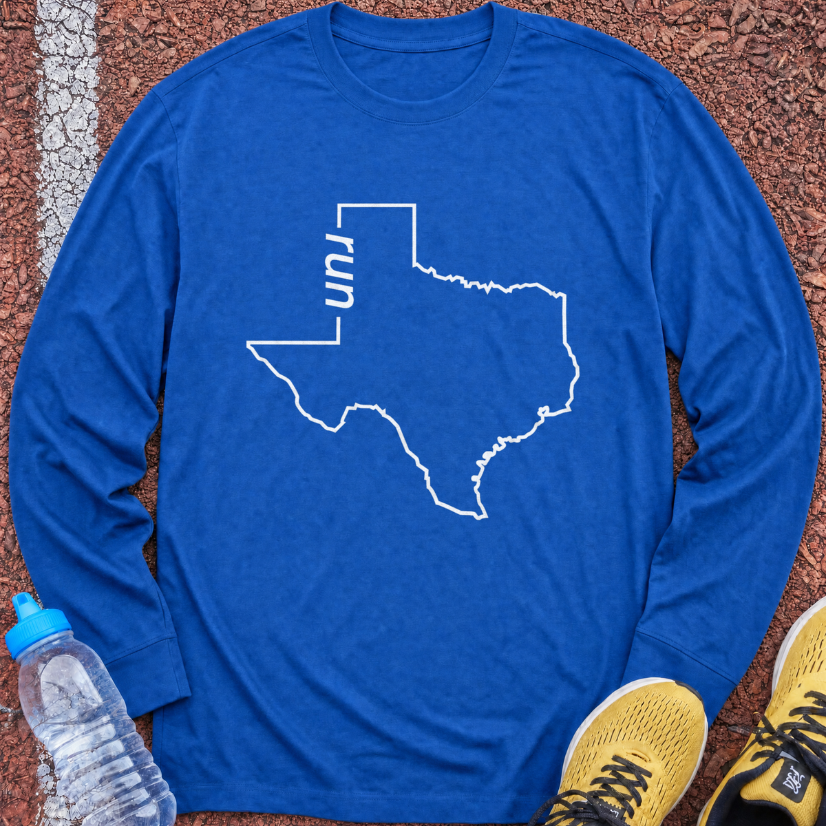 Run Texas Long Sleeve - Royal