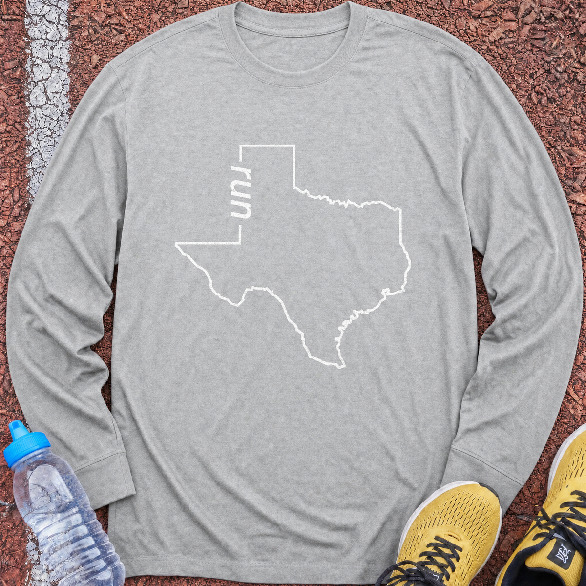 Run Texas Long Sleeve - Sport Grey