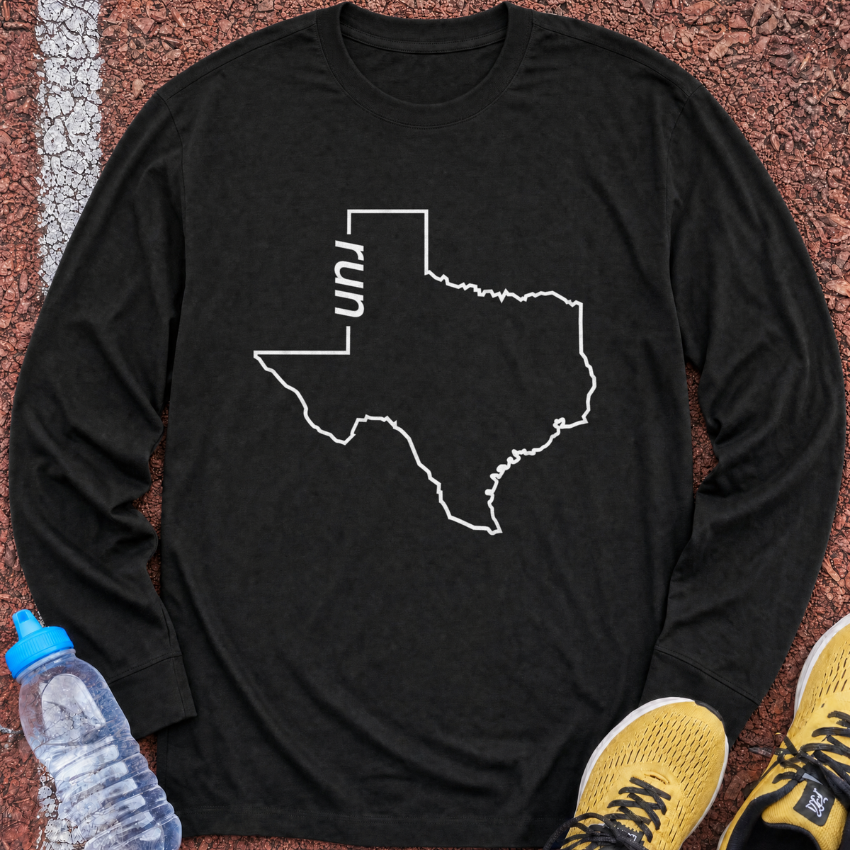 Run Texas Long Sleeve - Black
