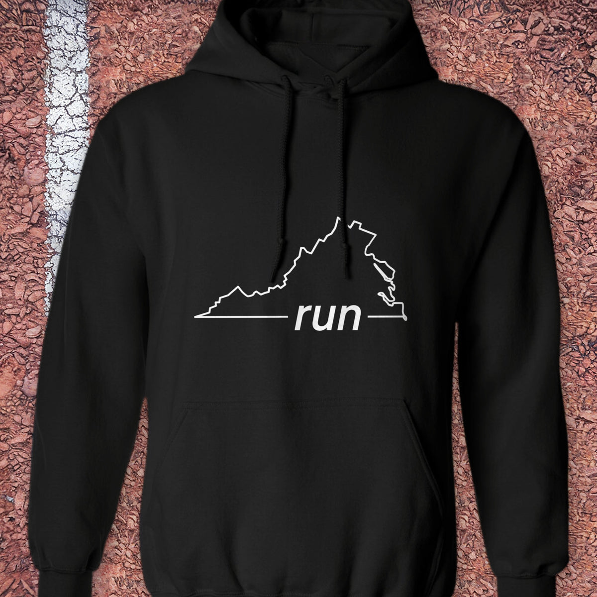 Run Virginia Hoodie - Black