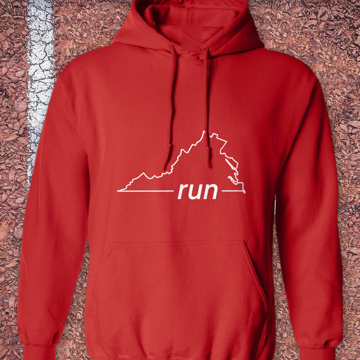 Run Virginia Hoodie - Red