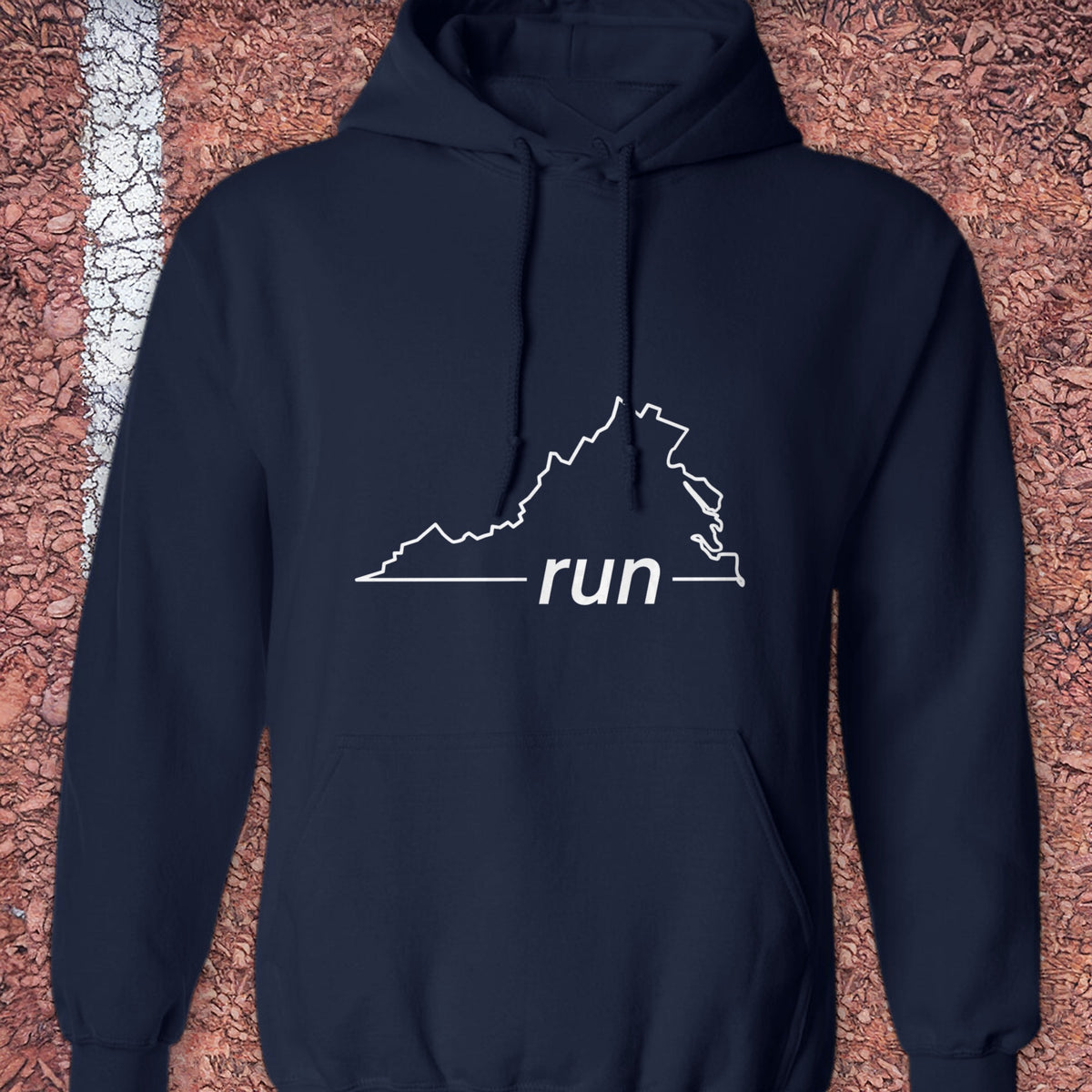 Run Virginia Hoodie - Navy