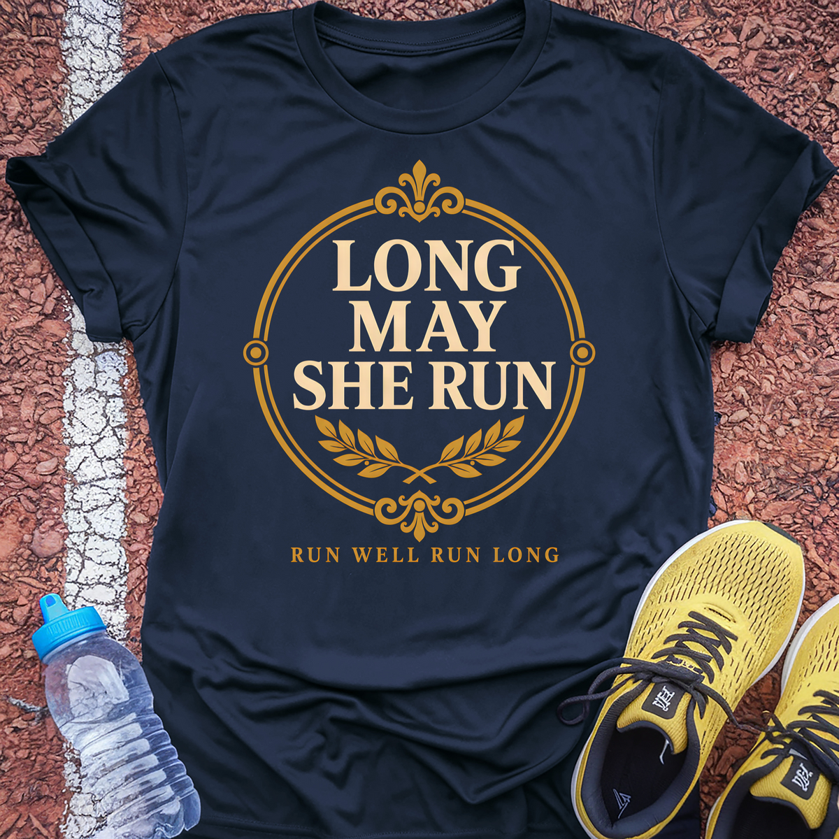 Run Well Run Long T-Shirt - Navy
