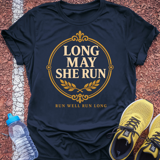 Run Well Run Long T-Shirt - Navy