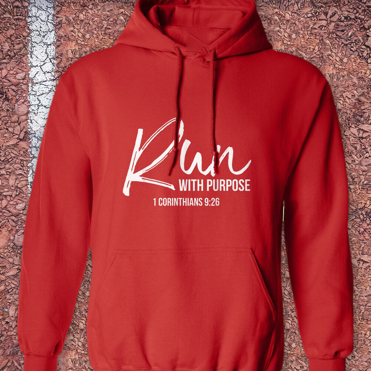 Run with Purpose Hoodie - Red