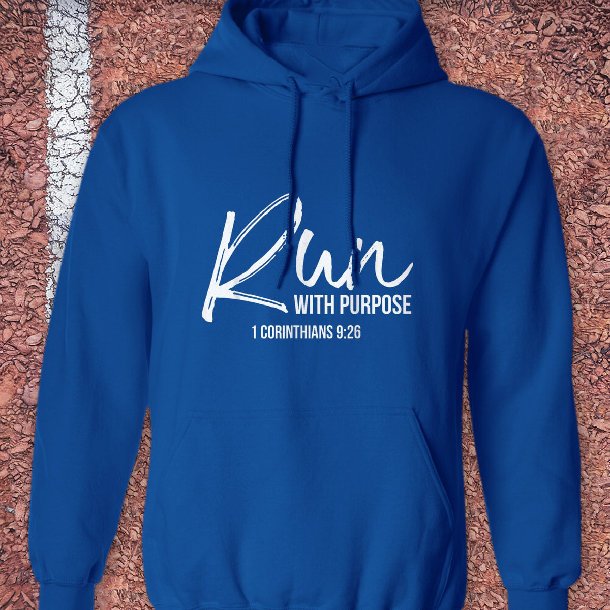 Run with Purpose Hoodie - Royal