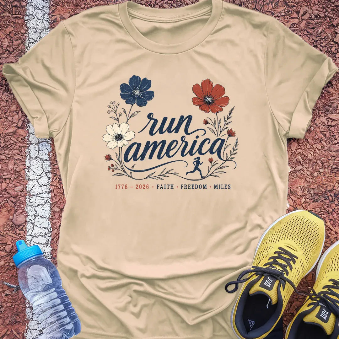 run america Tech Tee