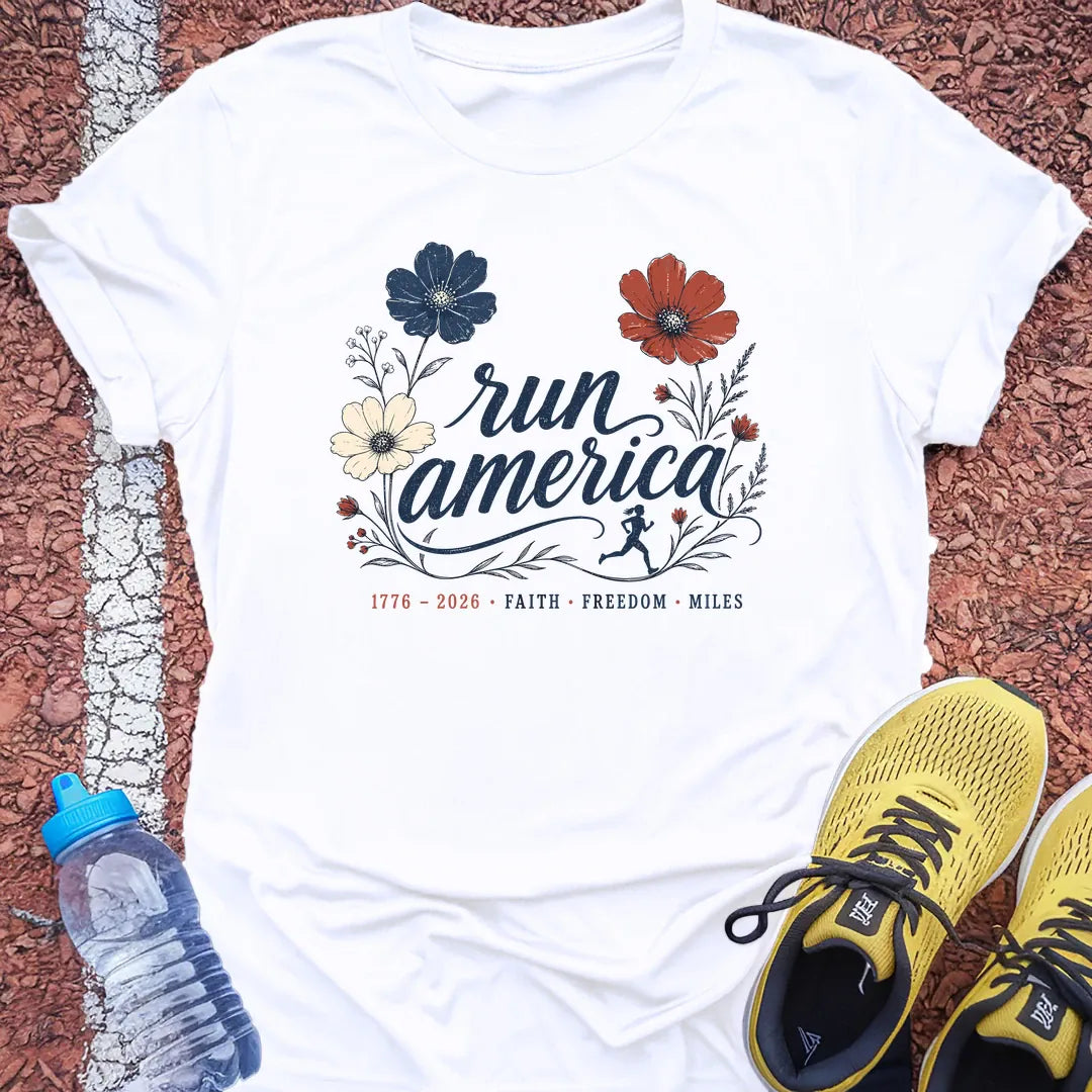 run america Tech Tee