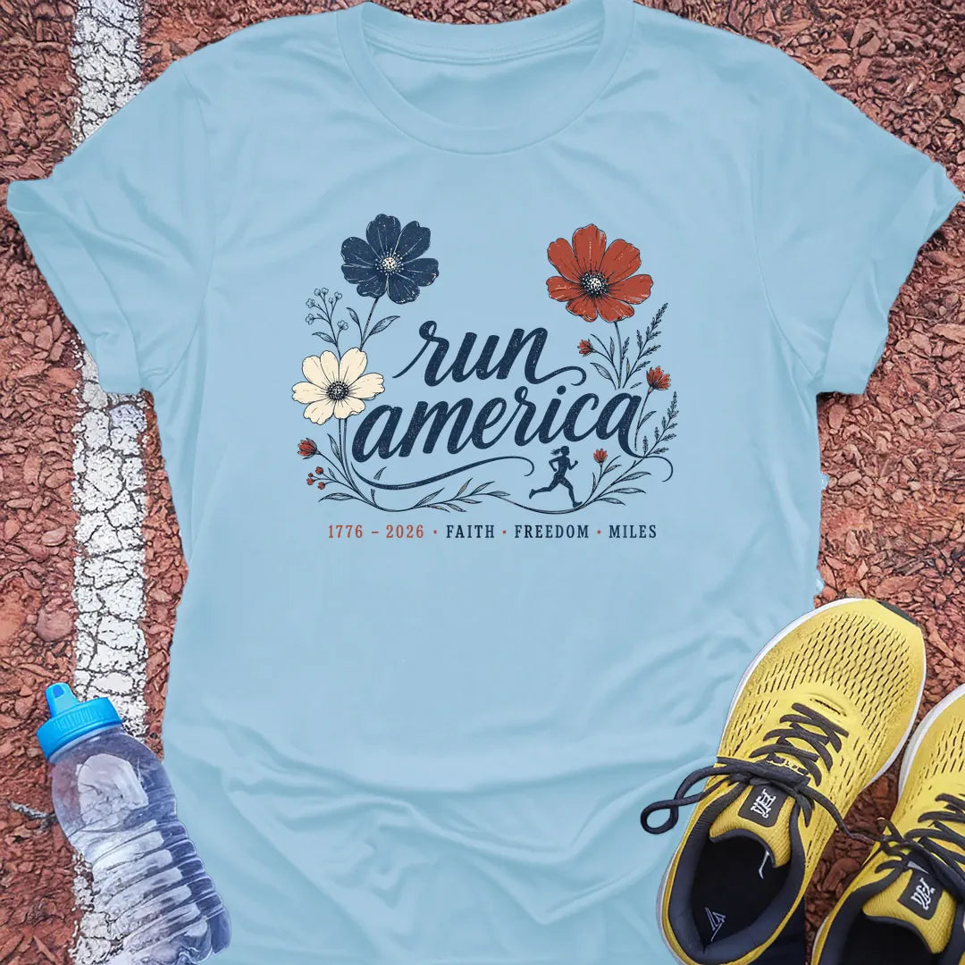 run america Tech Tee