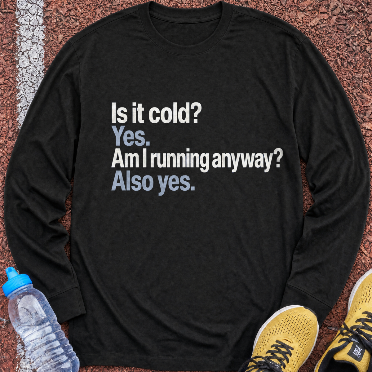 Running Anyway Long Sleeve - Black