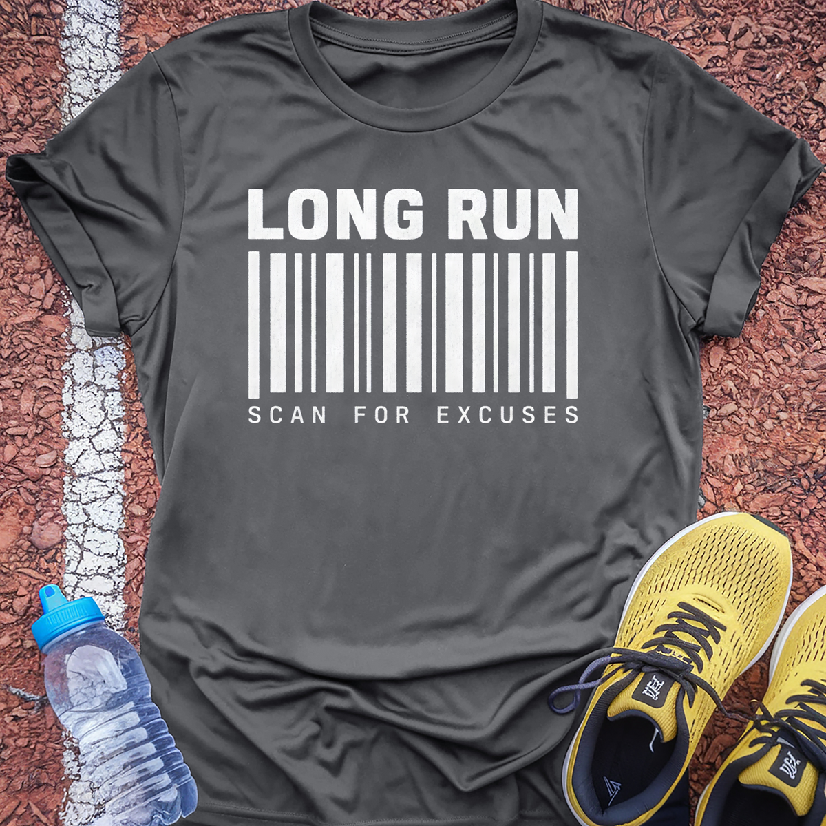Scan For Excuses T-Shirt - Charcoal
