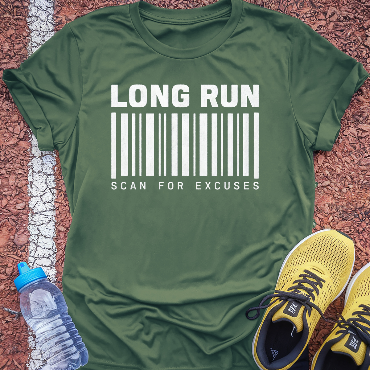 Scan For Excuses T-Shirt - Military Green