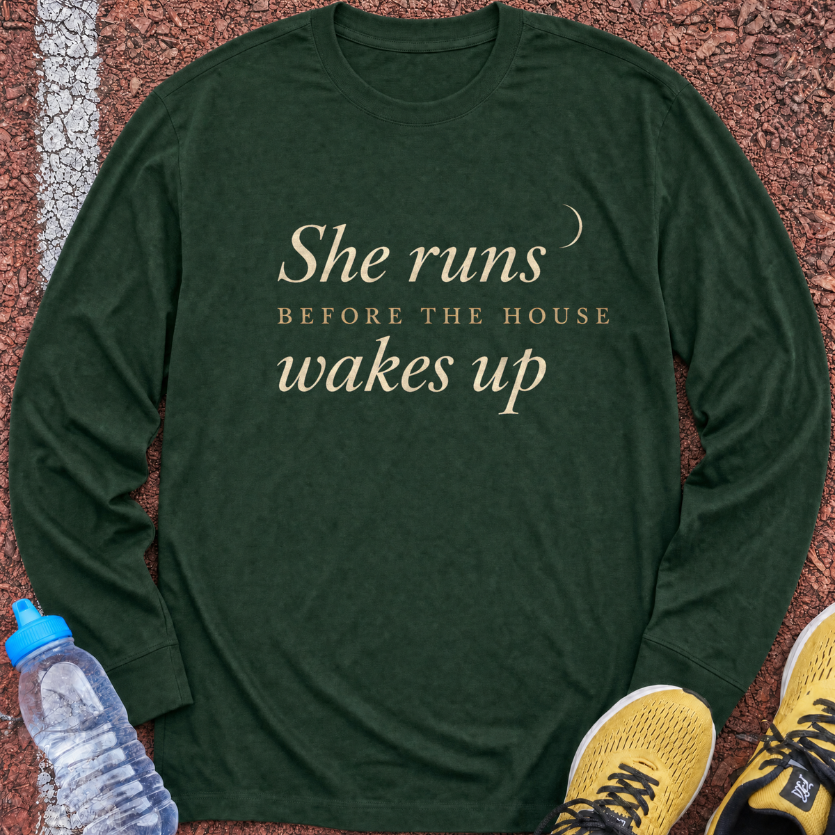 Before The House Wakes Long Sleeve - Forest Green