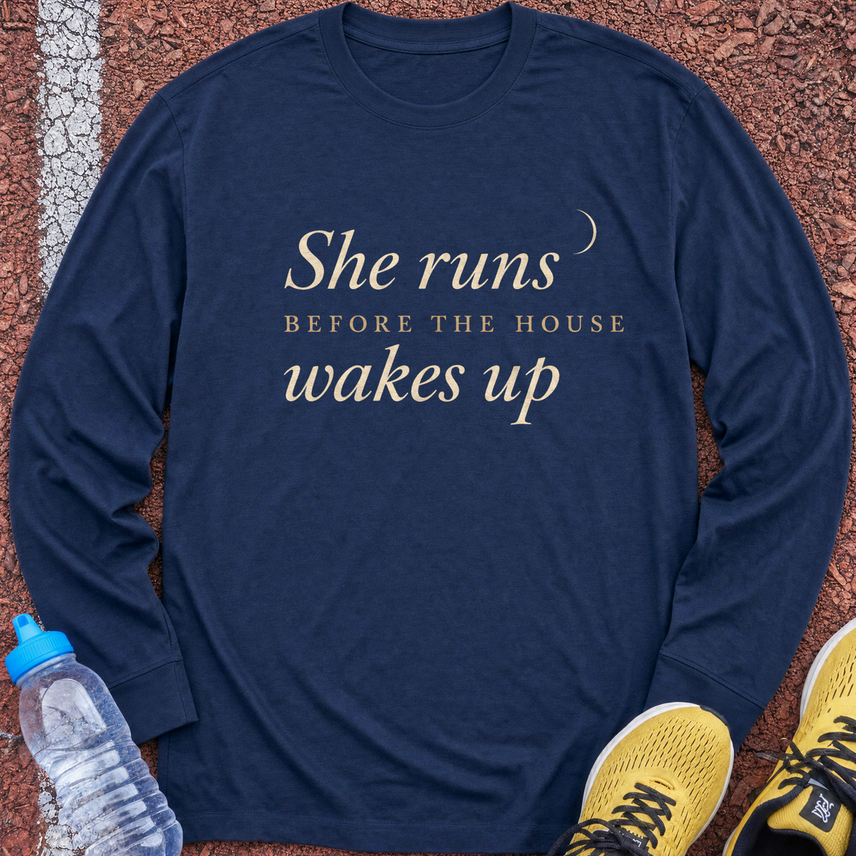 Before The House Wakes Long Sleeve - Navy
