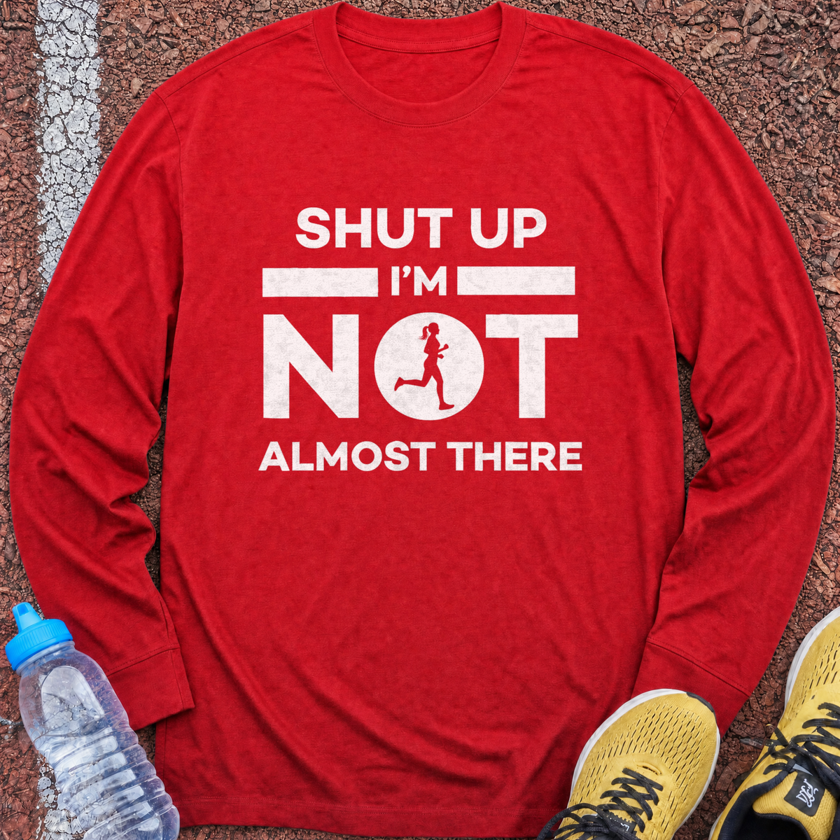 She's Not Almost There Long Sleeve - Red