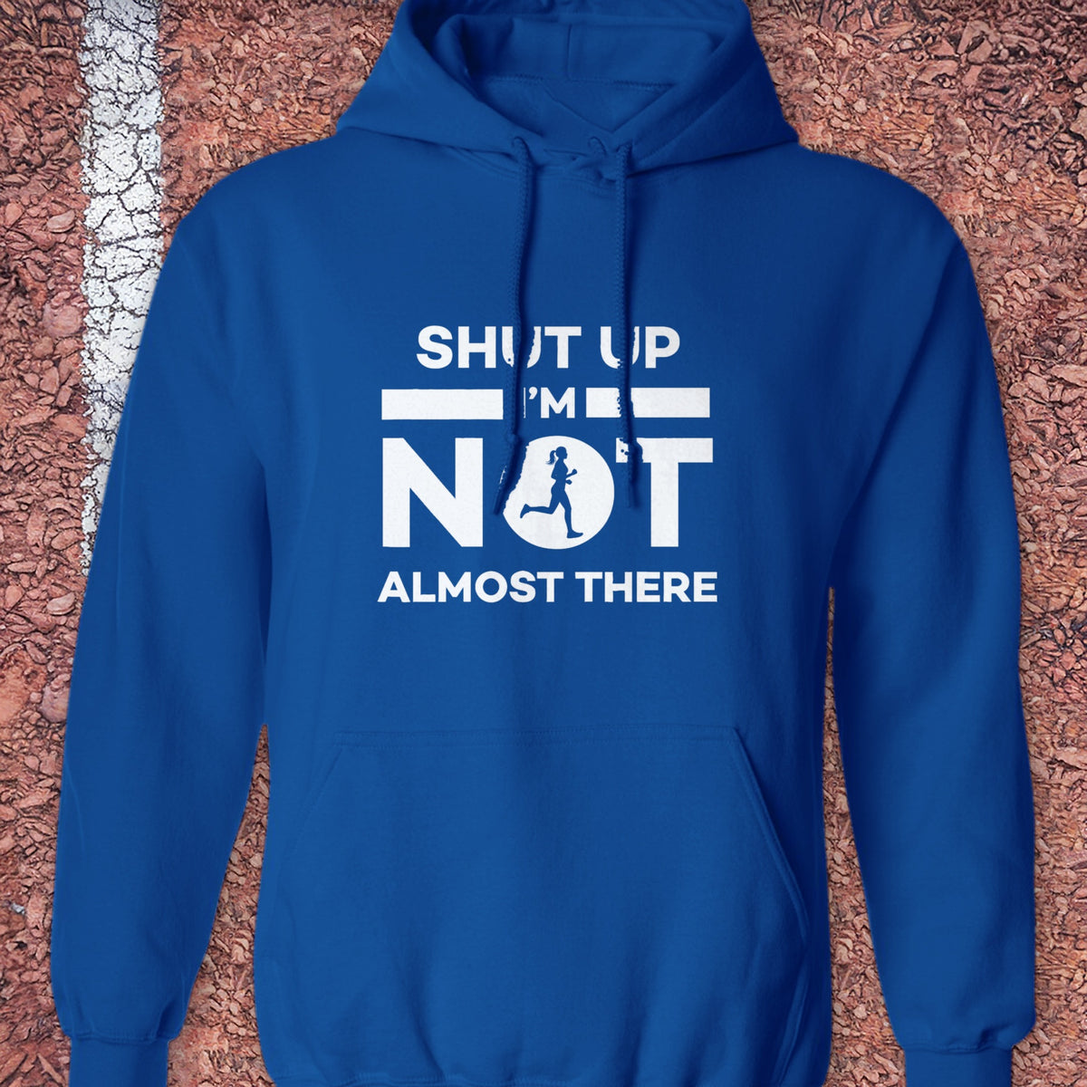 She's Not Almost There Hoodie - Royal