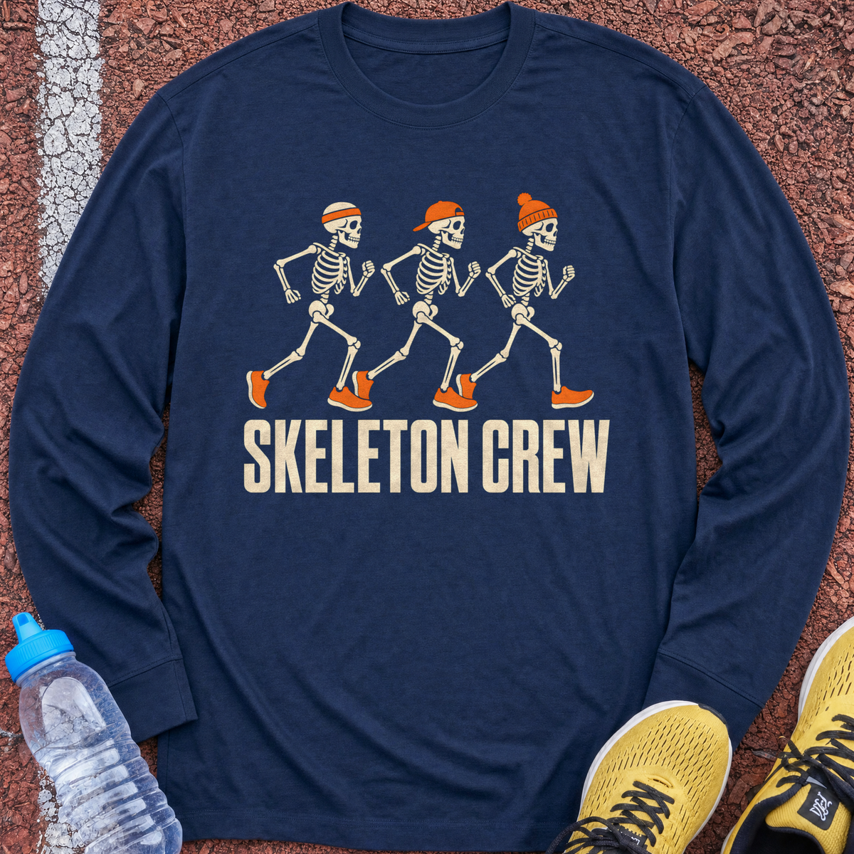 Skeleton Crew Long Sleeve - Navy