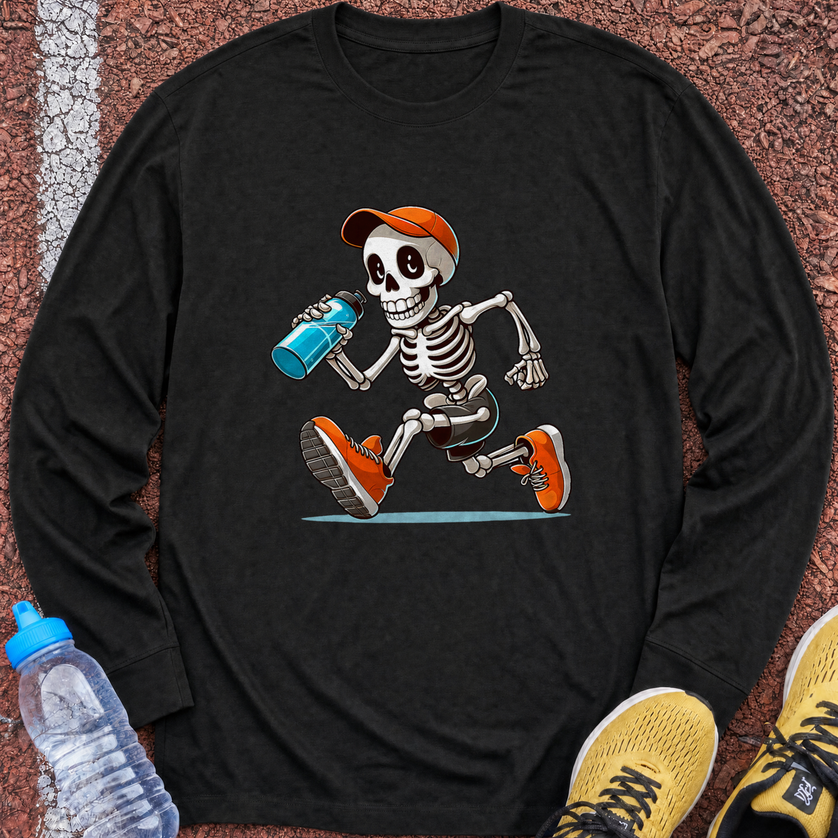 Skeleton Long Sleeve - Black