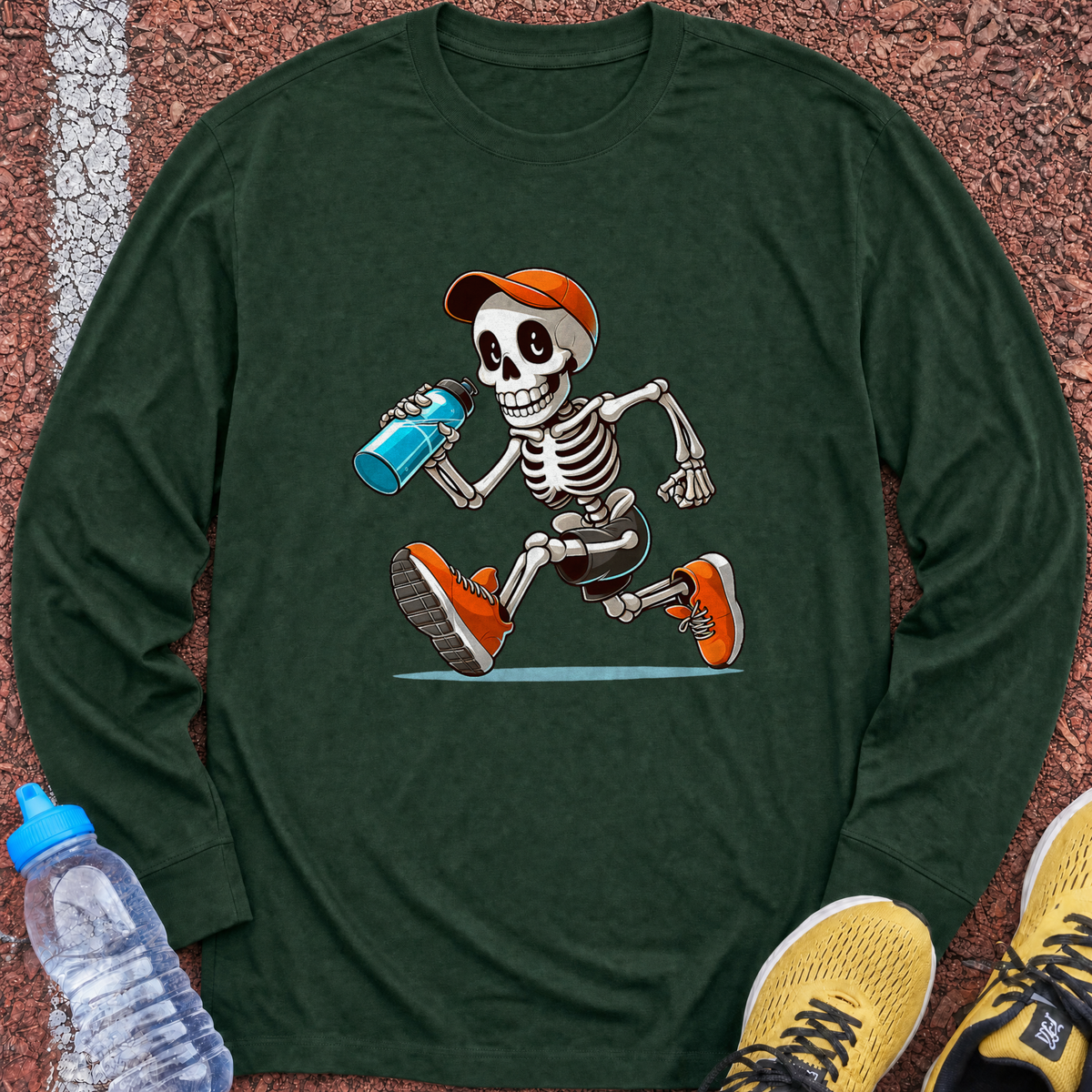 Skeleton Long Sleeve - Forest Green