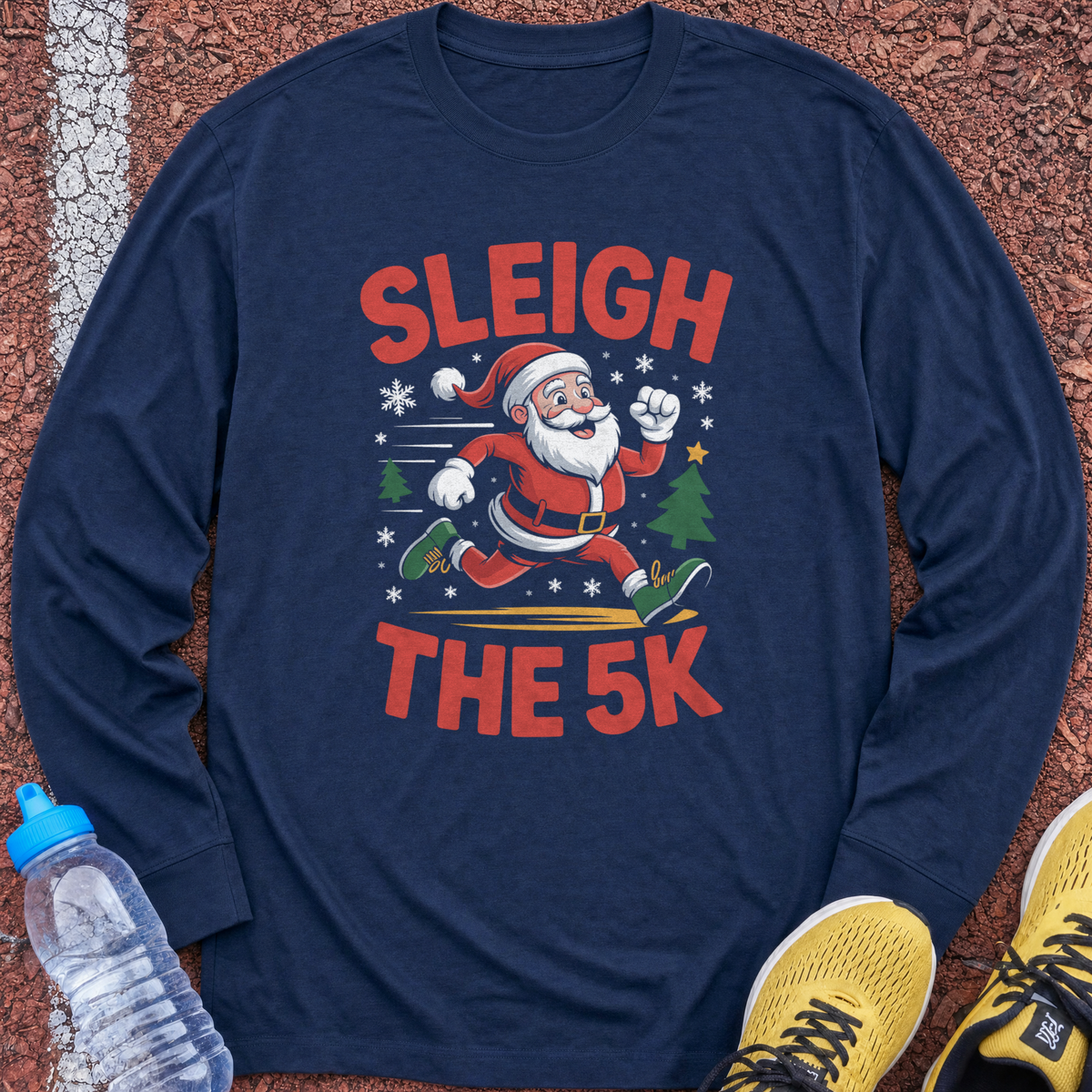 Sleigh the 5K Long Sleeve - Navy