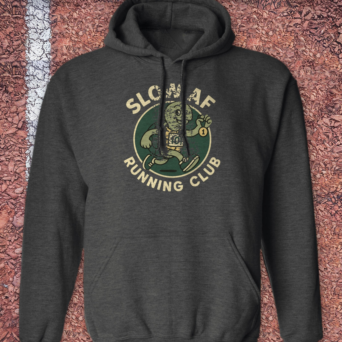 Slow AF Club Hoodie - Dark Heather