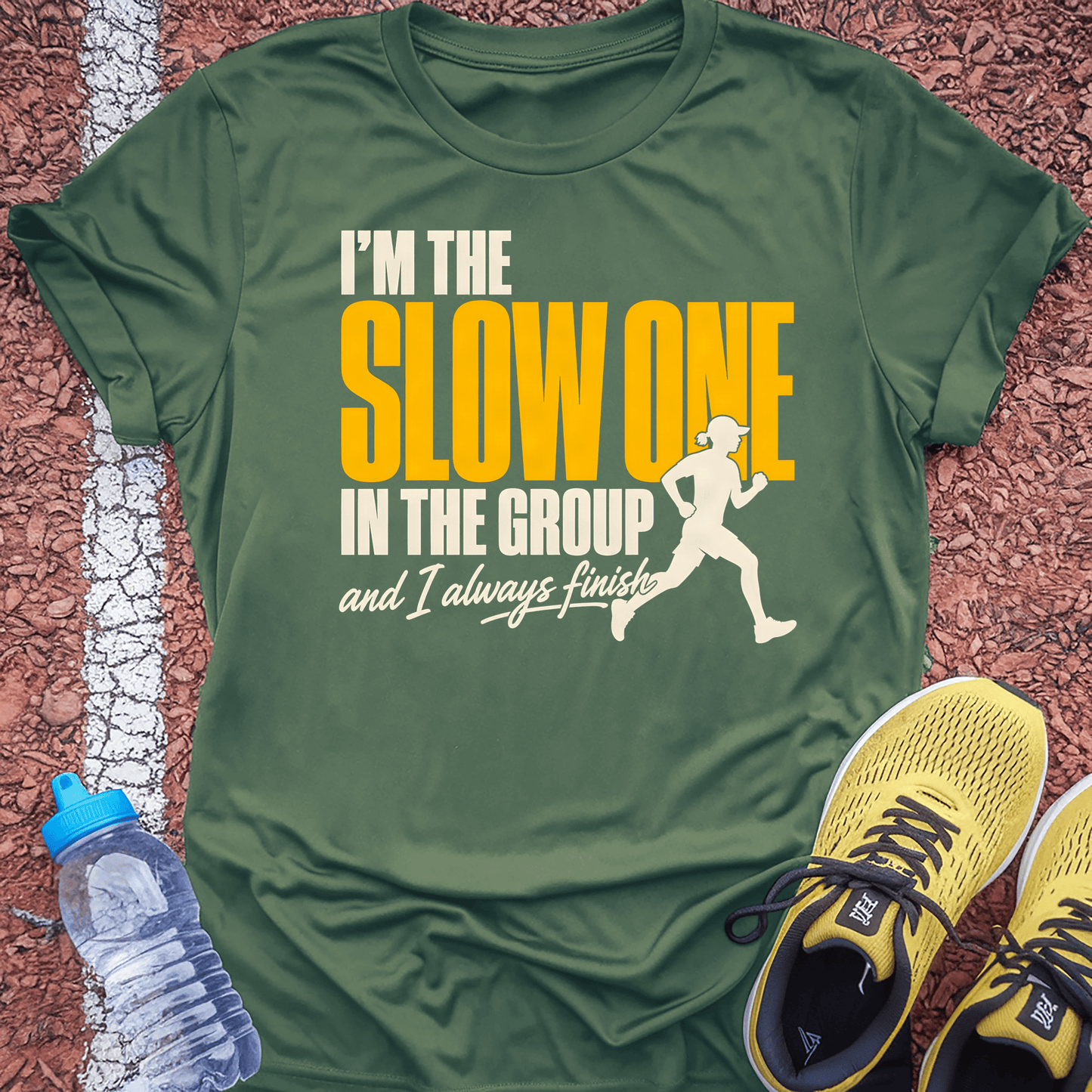 The Slow One T-Shirt - Military Green