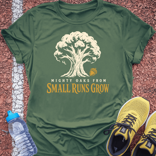 Small Runs T-Shirt - Military Green