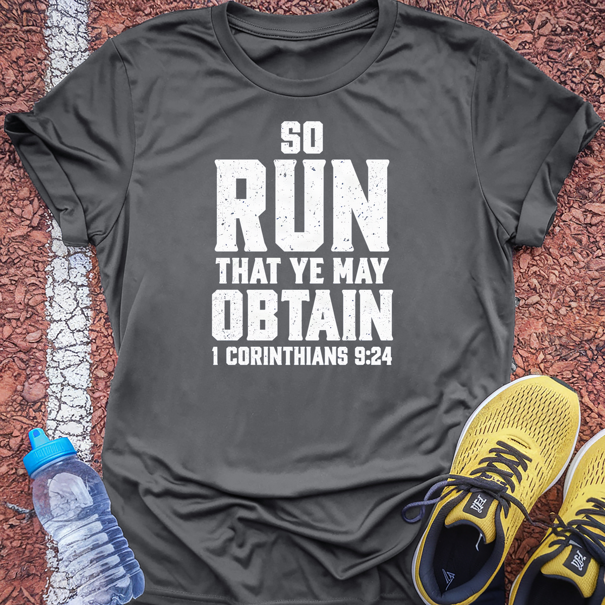 So Run Tech Tee - Grey Concrete
