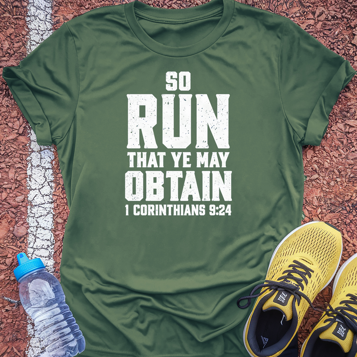 So Run Tech Tee - Forest Green