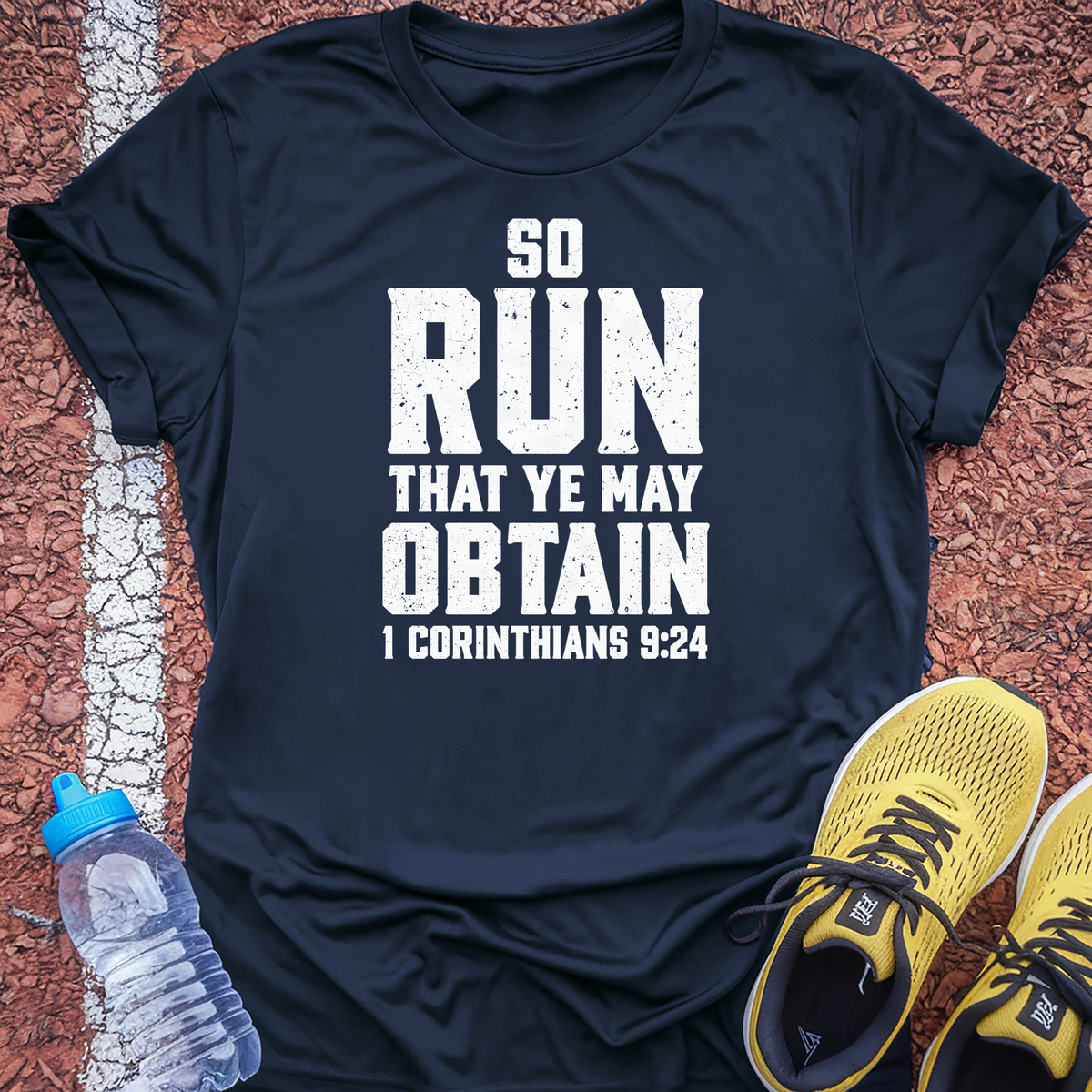 So Run Tech Tee - True Navy