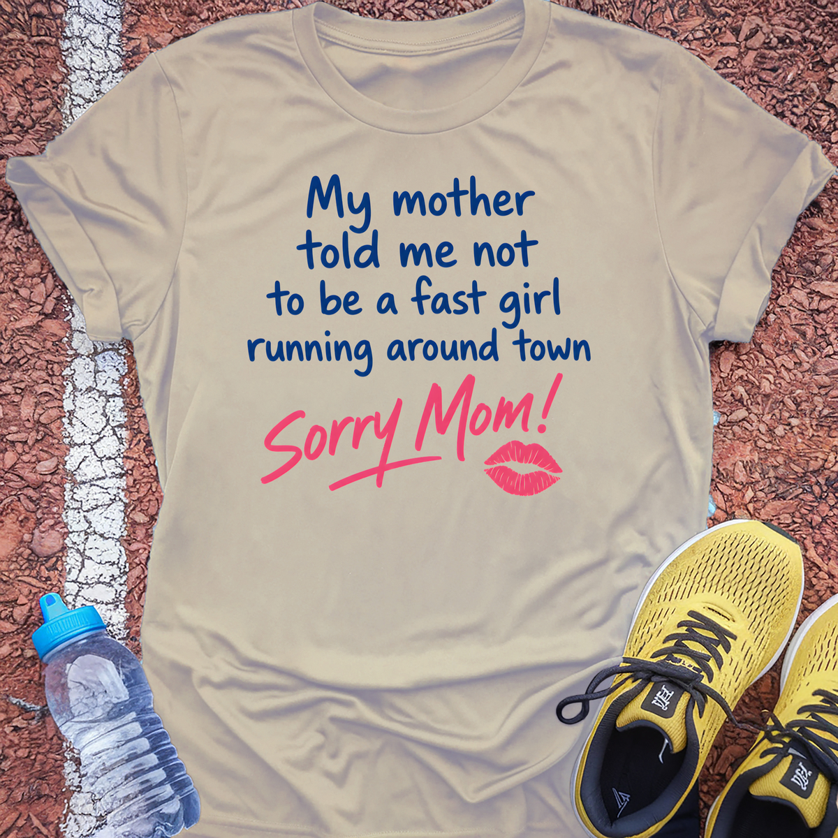 Sorry Mom T-Shirt - Sand