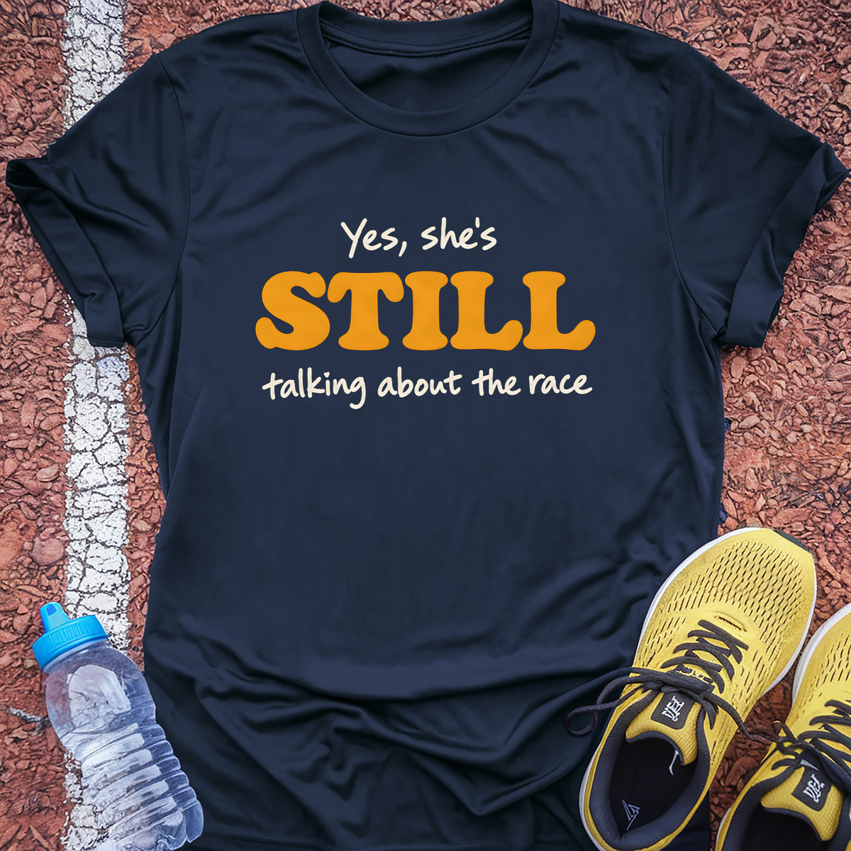 Still Talking About The Race T-Shirt - Navy