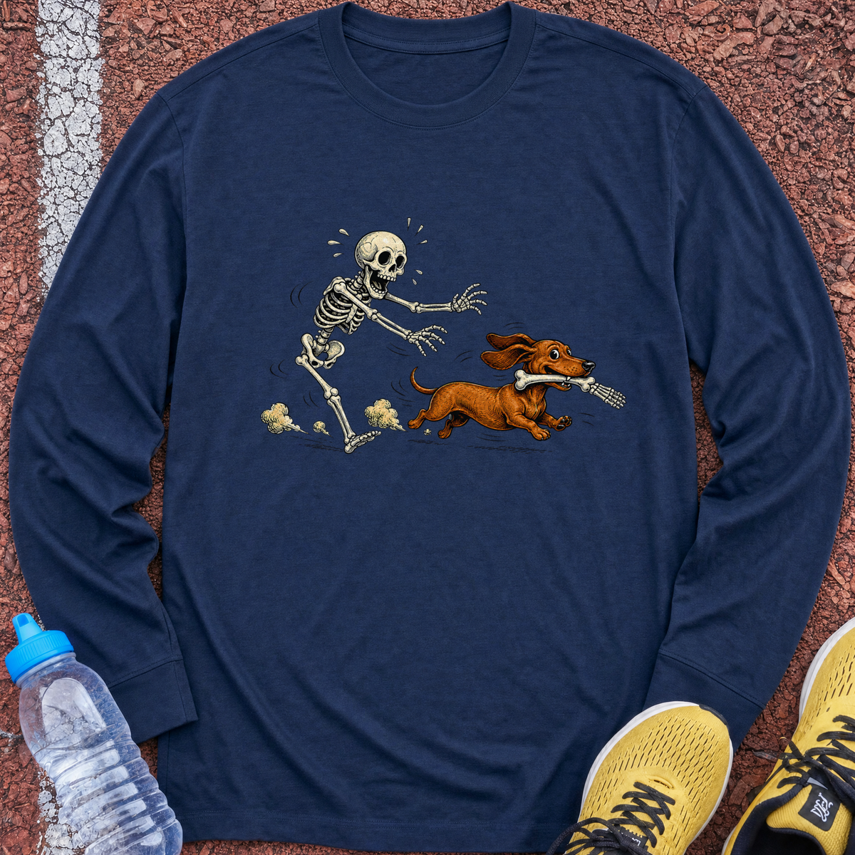Stop! Long Sleeve - Navy