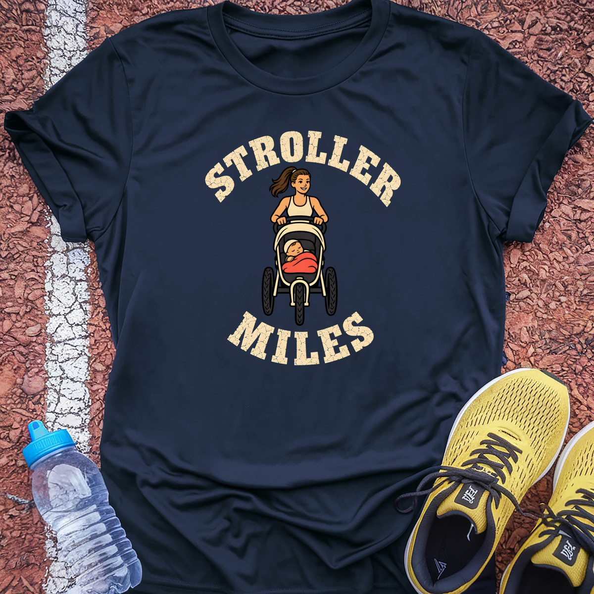 Stroller Miles Tech Tee - True Navy