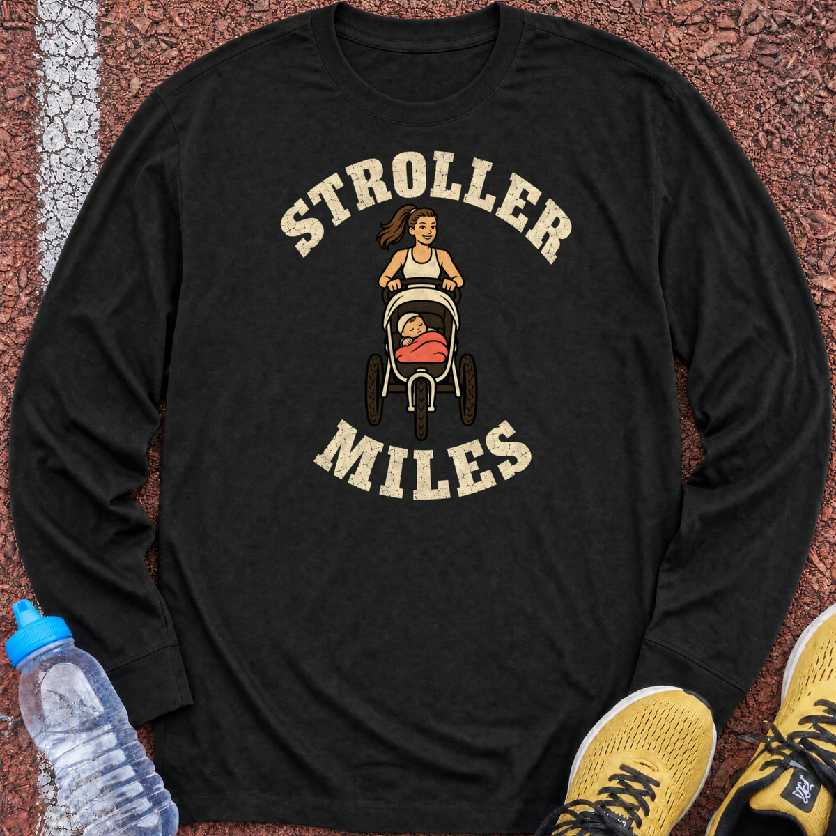 Stroller Miles Long Sleeve - Black