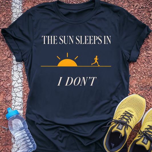 The Sun Sleeps In T-Shirt - Navy