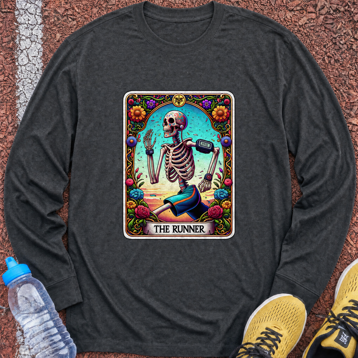 Tarot Runner Long Sleeve - Dark Heather