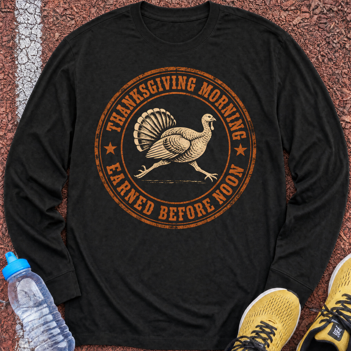 Thanksgiving Morning Long Sleeve - Black