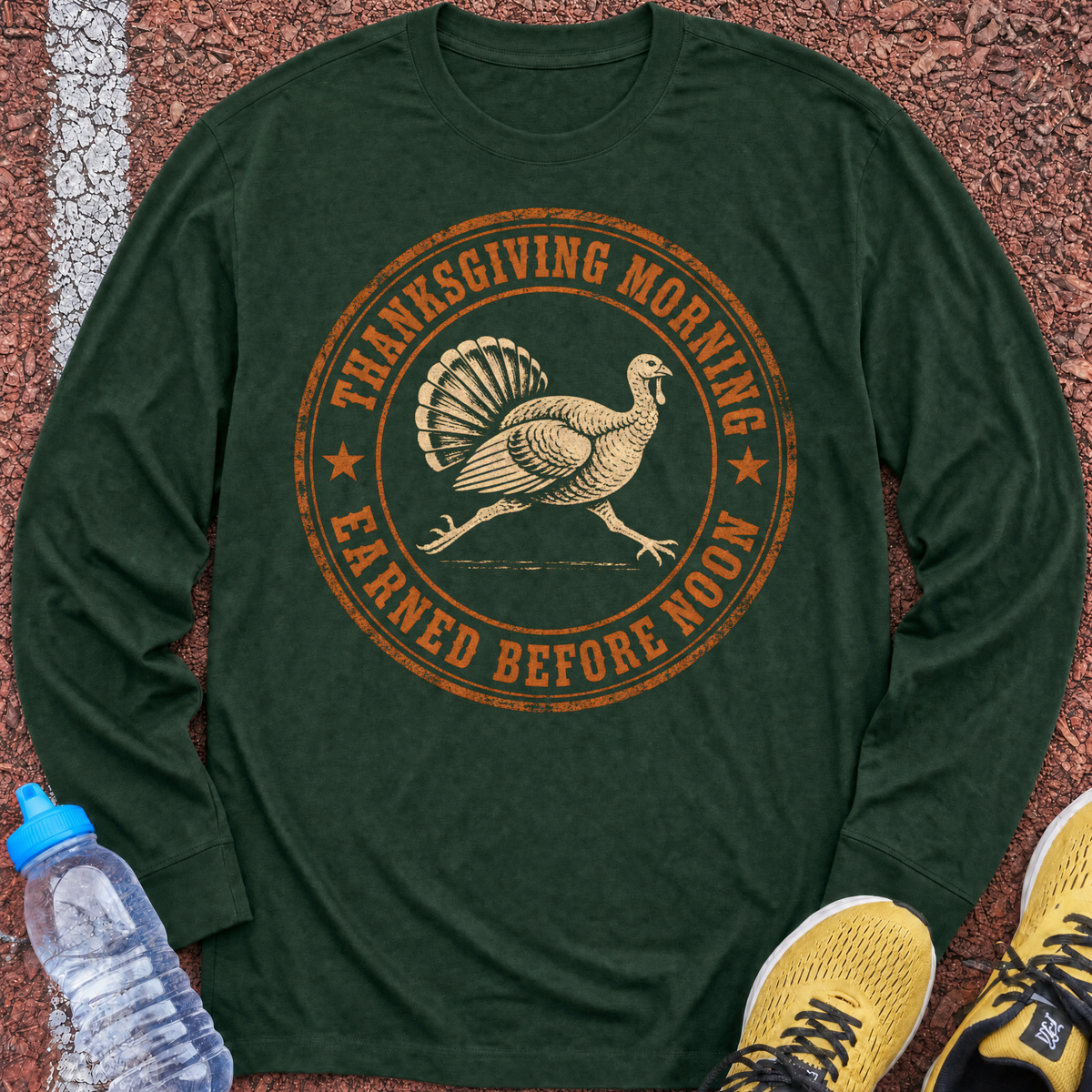 Thanksgiving Morning Long Sleeve - Forest Green