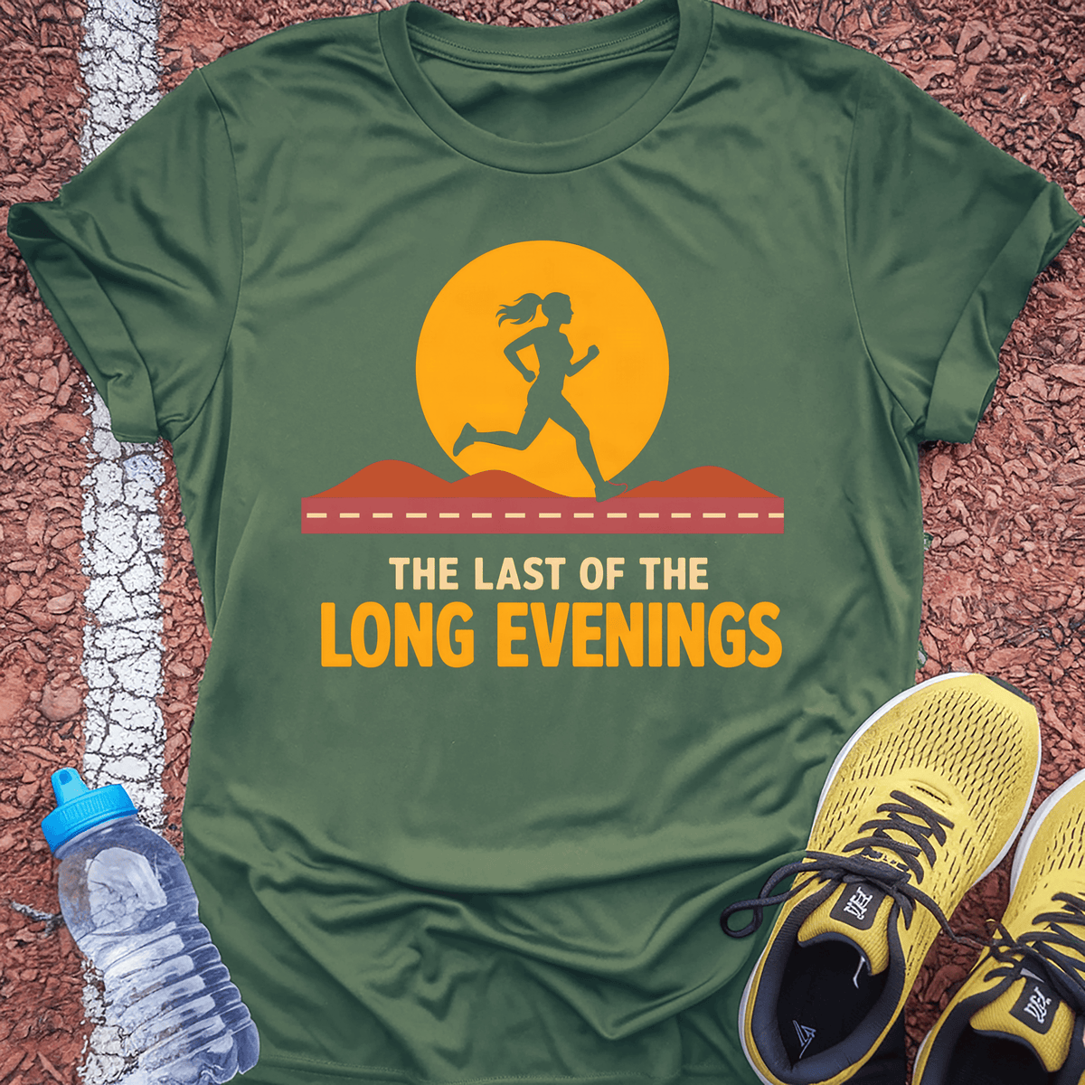 The Last of the Long Evenings T-Shirt - Military Green