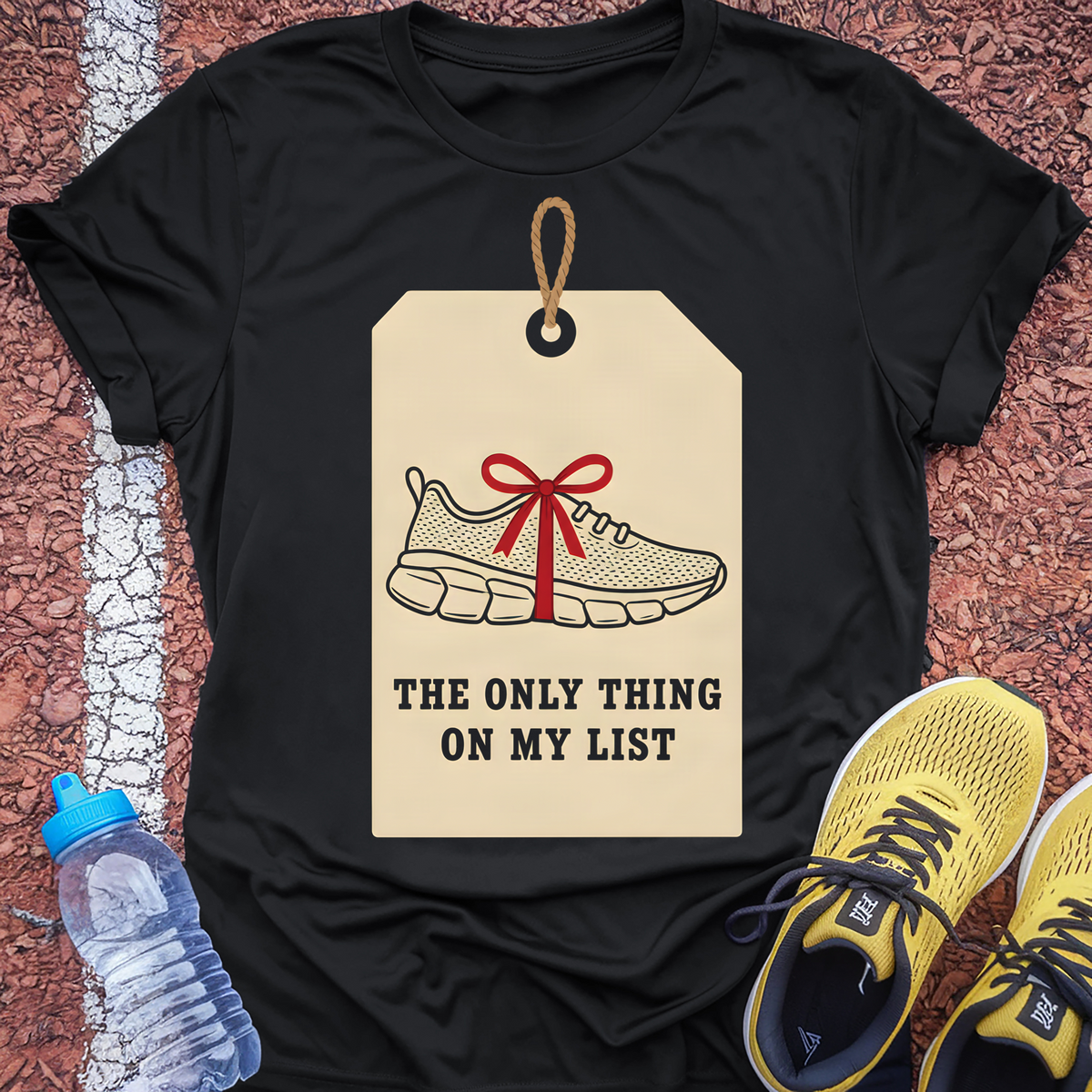 The Only Thing On My List Tech Tee - Black
