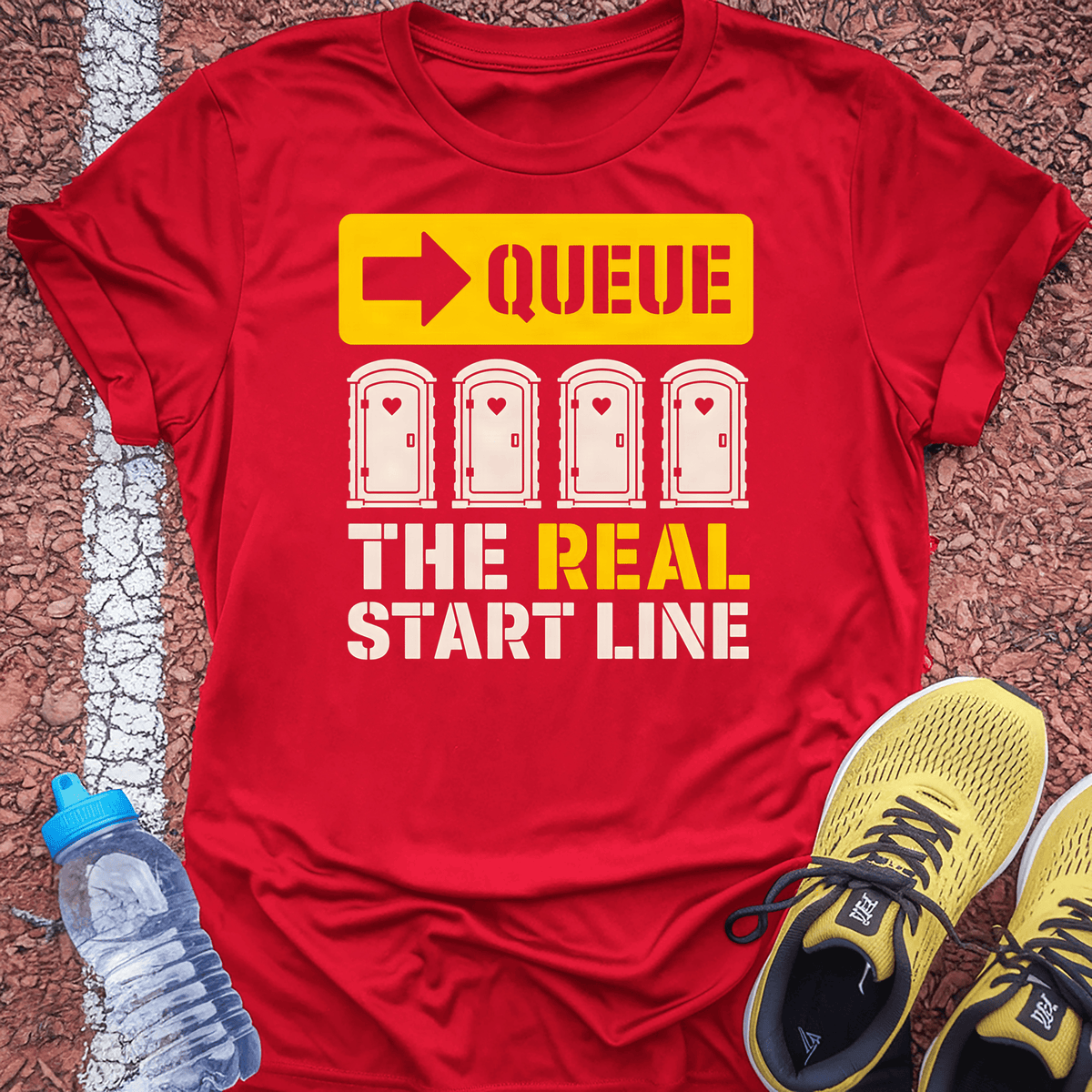The Real Start Line T-Shirt - Red