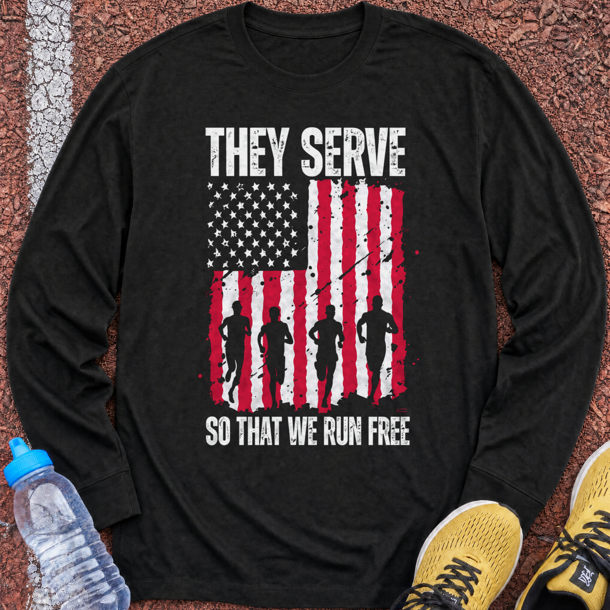 They Serve Long Sleeve - Black