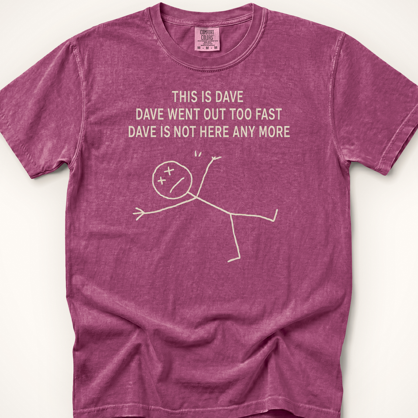 This Is Dave T-Shirt - Berry