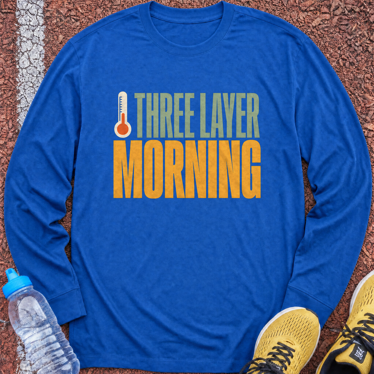 Three Layer Morning Long Sleeve - Royal