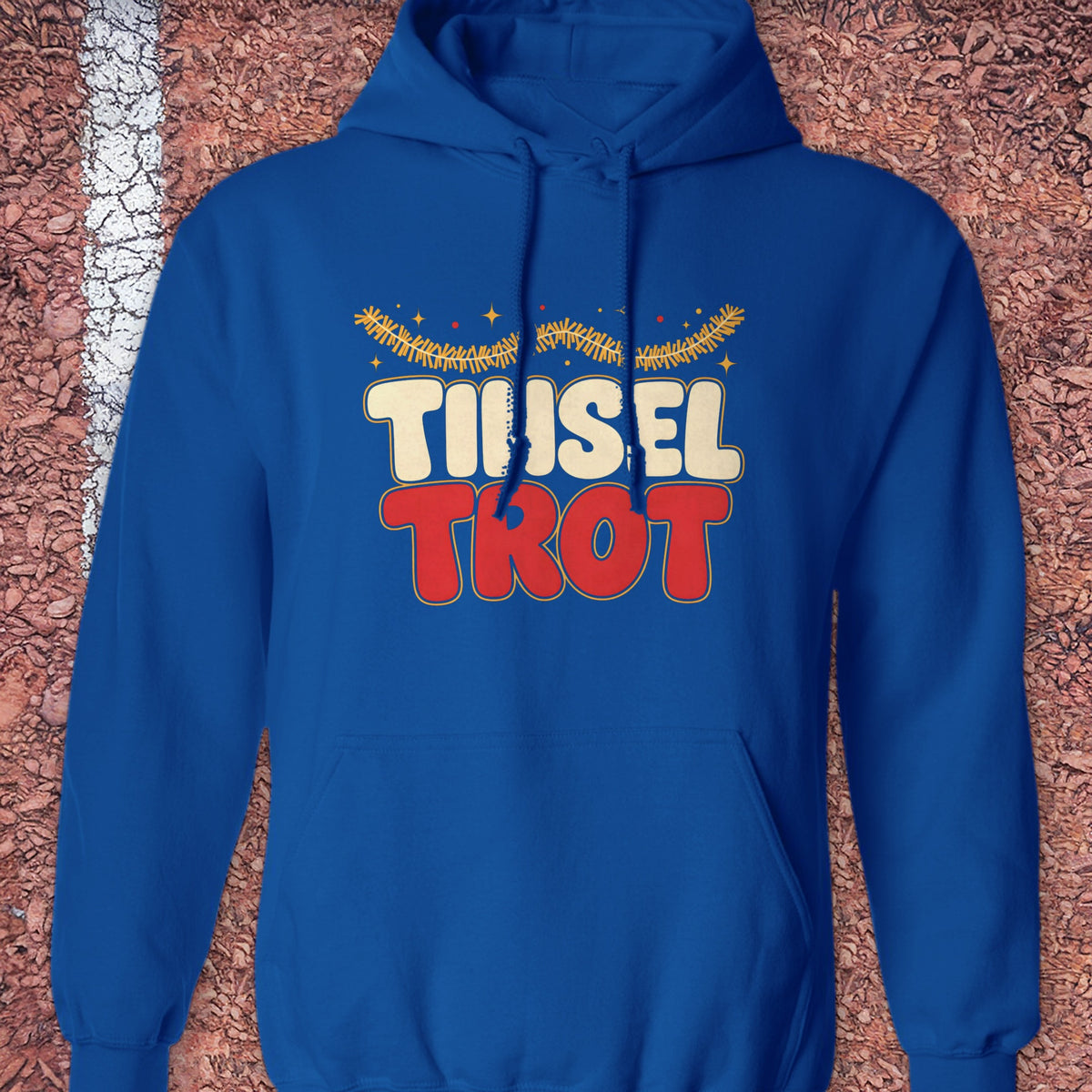 Tinsel Trot Hoodie - Royal