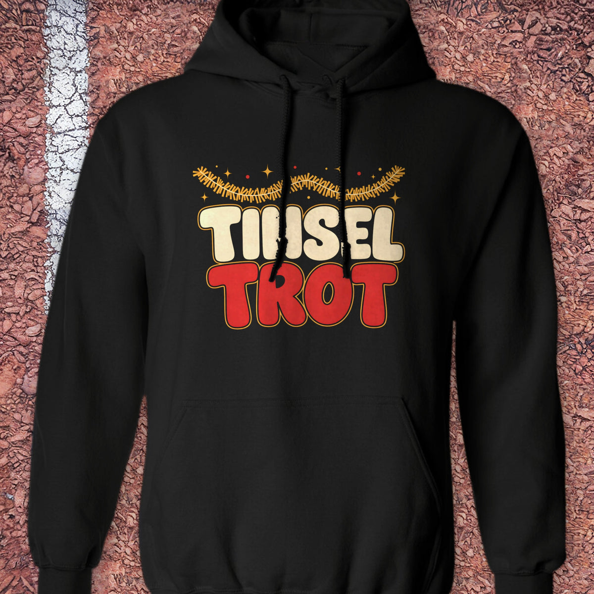 Tinsel Trot Hoodie - Black
